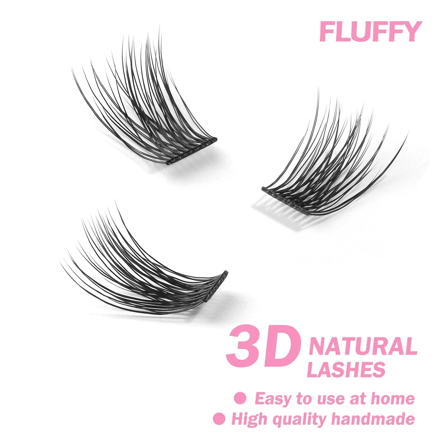 DIY Clusters Eyelash Dovetail Segmented Lashes 48pcs
