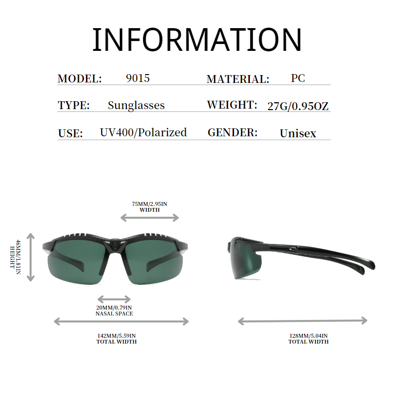 Men's Polarized Driving Sunglasses UV400 Retro Sun Protection Glasses
