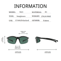 Men's Polarized Driving Sunglasses UV400 Retro Sun Protection Glasses