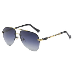 Men's PC Frame Polarized Sunglasses UV400 Retro Style with Case