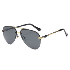 Men's PC Frame Polarized Sunglasses UV400 Retro Style with Case