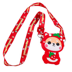 Cartoon Silicone Small Wealth Firewood Messenger Bag Girl Shoulder Bag