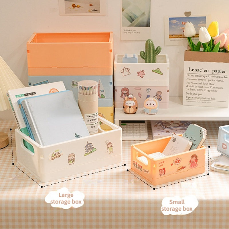 Foldable Cabin Storage Desktop Storage Basket