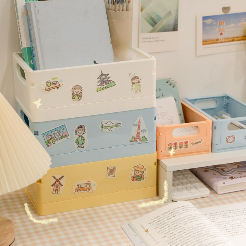 Foldable Cabin Storage Desktop Storage Basket