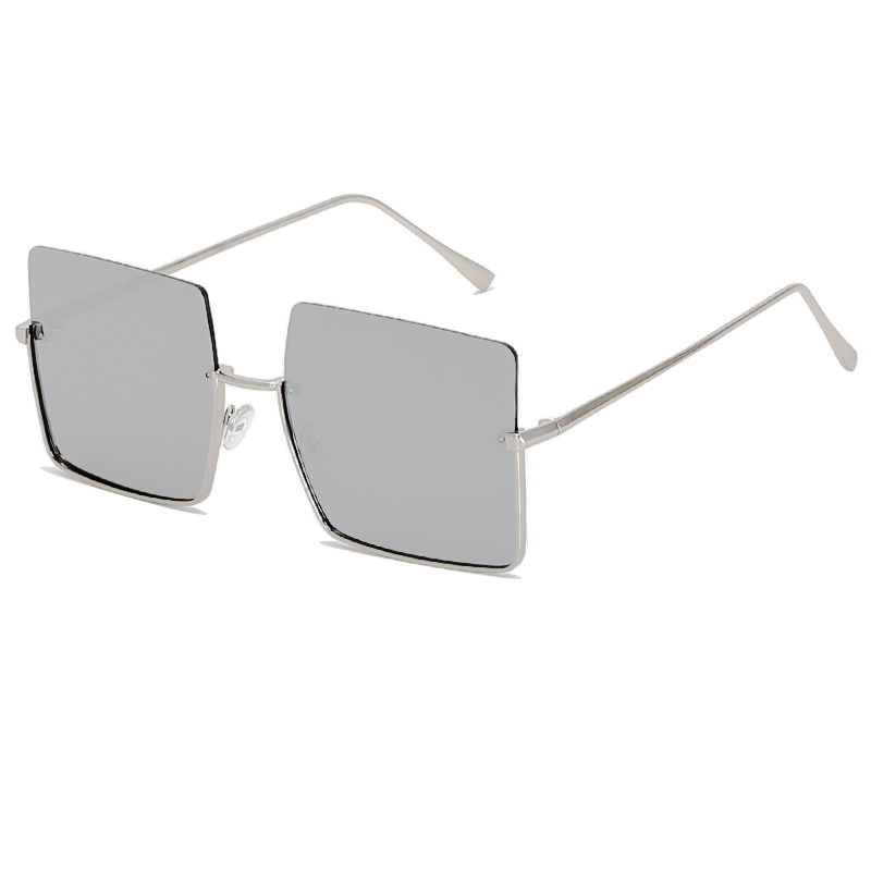 Y2K Tinted Lens Sunglasses Semi Rimless UV400