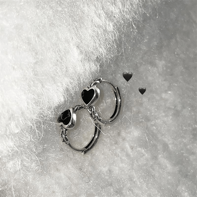 Heart Hoop Earrings for Girls - Jewelry Accessories Gift Party Holiday