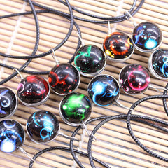 Teen Charm 12 Constellation Pendant Necklace for Boys and Girls