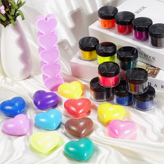 12 Colors Candle Wax Dye Pigment Non Toxic DIY Soy Candle Wax Pigment