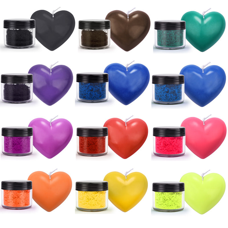 12 Colors Candle Wax Dye Pigment Non Toxic DIY Soy Candle Wax Pigment