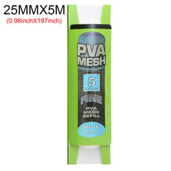 5M Soluble PVA Mesh Bait Bags Carp Fishing Feeder Lures 25mm 37mm