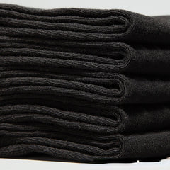 5 Pairs Men's Solid Crew Socks Breathable Cotton Casual Outdoor Wearing