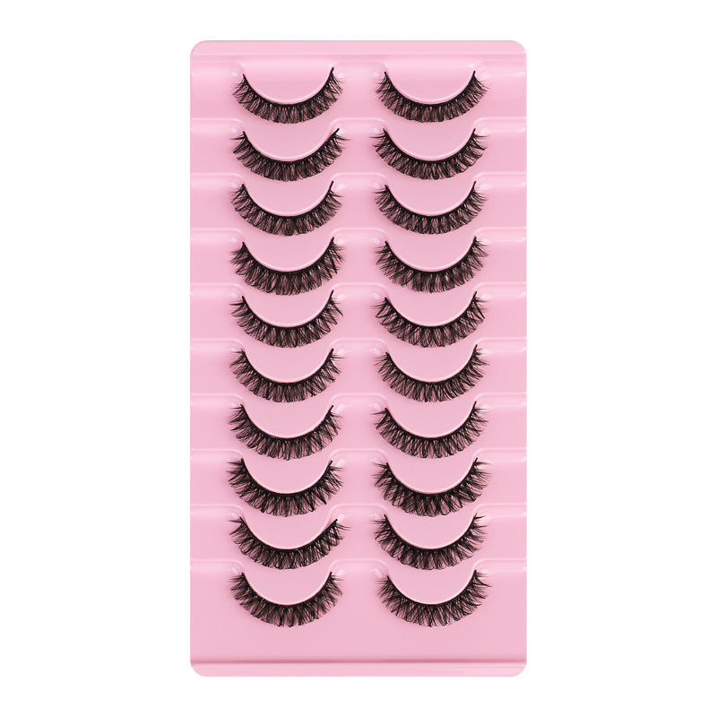 3D False Eyelashes Slender Curling Natural Cat Eye