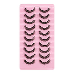 3D False Eyelashes Slender Curling Natural Cat Eye