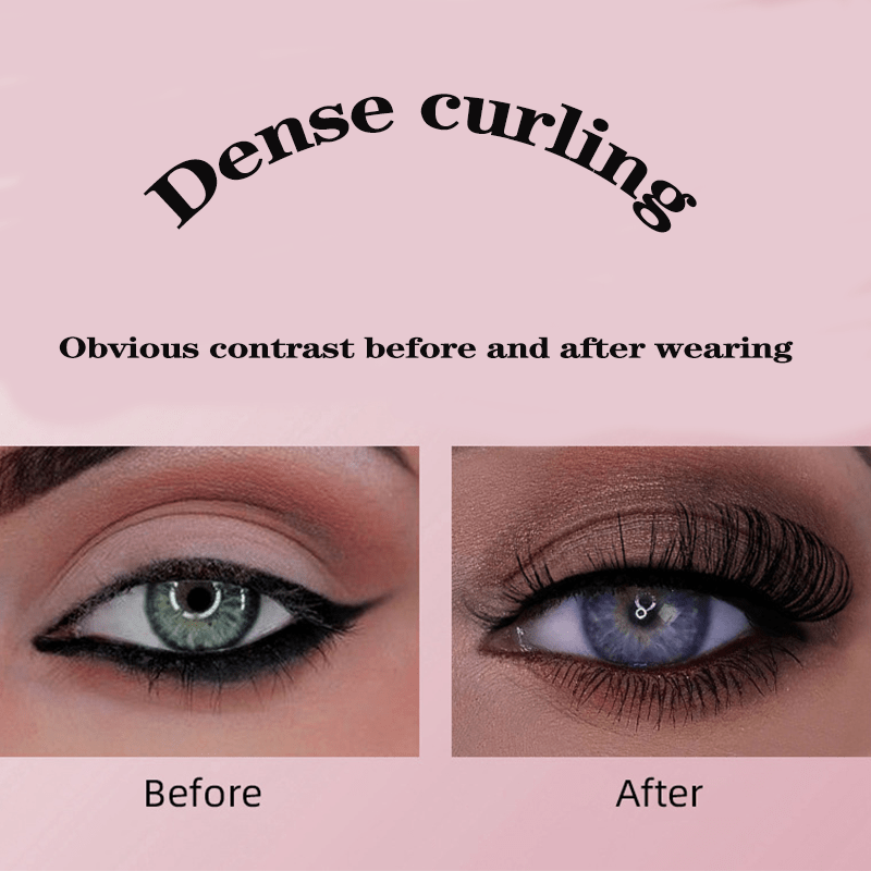 3D False Eyelashes Slender Curling Natural Cat Eye