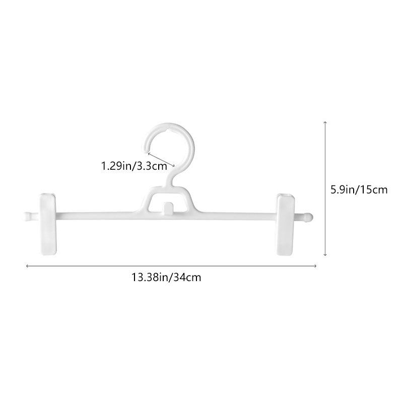 5pcs Trouser Rack Anti Explosion Pleat Storage