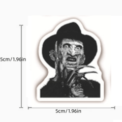 50pcs Horror Themed Waterproof Graffiti Stickers