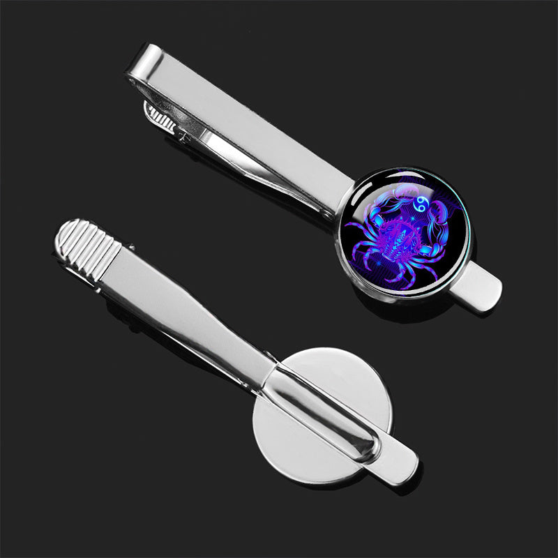 Constellation Tie Clip Suit Shirt Tie Clip Men's Accessories