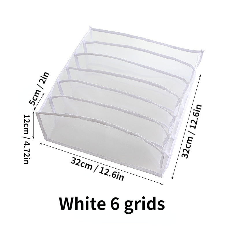 6 7 11 Grids T shirts Storage Box Underwear Organizer For Home