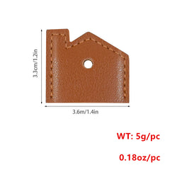 1Pc Key Case Keyring PU Leather Accessary