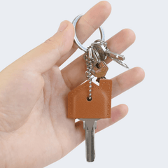 1Pc Key Case Keyring PU Leather Accessary