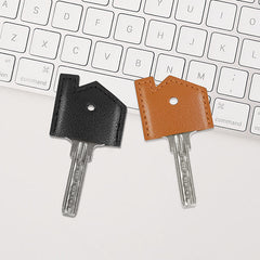 1Pc Key Case Keyring PU Leather Accessary