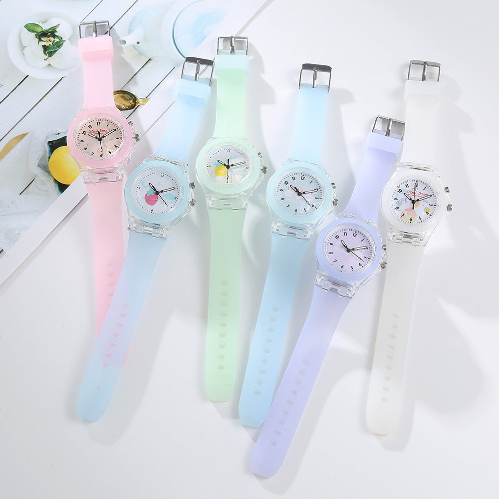 Glow Rabbit Kids Watch with Silicone Strap