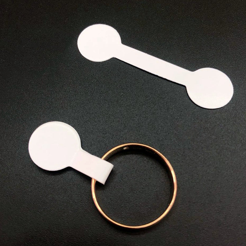 100pcs Blank Paper Tags Stickers Jewelry Labels Ring Necklace Display Card Packa