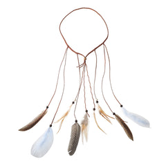 Bohemia Style Feather Headband Hippie Headwear Girls Accessories