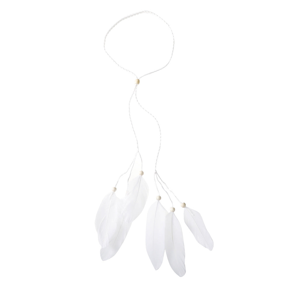 Bohemia Style Feather Headband Hippie Headwear Girls Accessories
