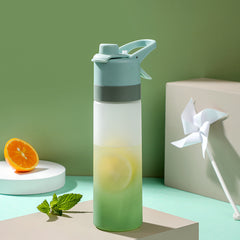 Leakproof Gradient Frosted Water Bottle for Fitness