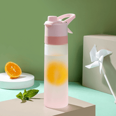 Leakproof Gradient Frosted Water Bottle for Fitness