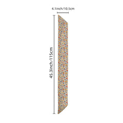 Floral Neckerchief Long Skinny Scarf for Mother