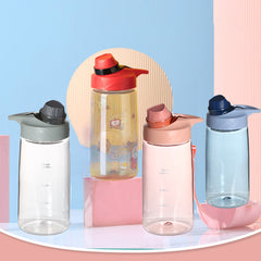 550ml Leakproof BPA Water Bottle Handle Outdoor Hiking Camping Travel