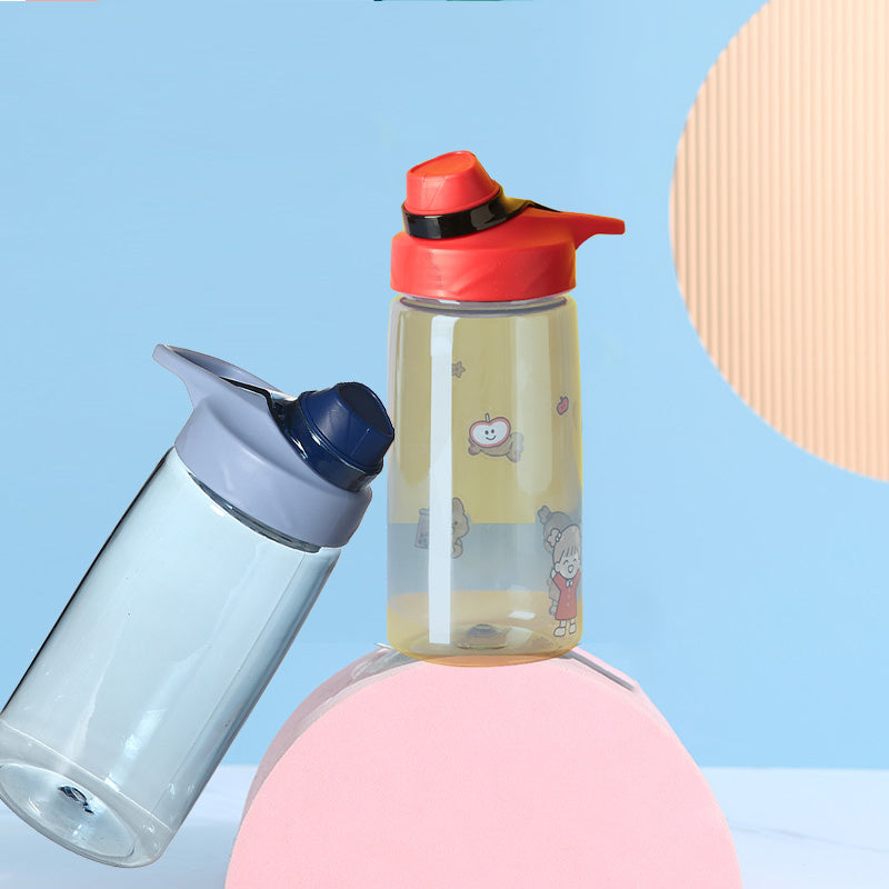 550ml Leakproof BPA Water Bottle Handle Outdoor Hiking Camping Travel