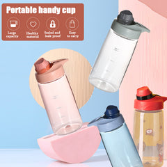 550ml Leakproof BPA Water Bottle Handle Outdoor Hiking Camping Travel