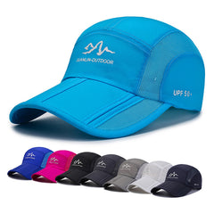 Quick Drying Baseball Cap Men Women Snapback Sport Hat Outdoor Sun Protection