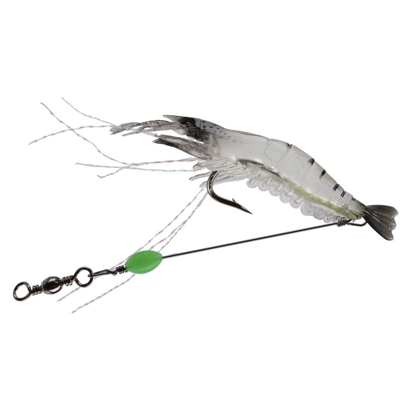 Bionic Shrimp Lure 54in Soft Craw Bait Freshwater Saltwater Fishing