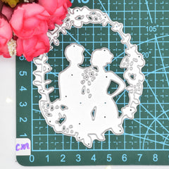 Wedding Bride & Groom Cutting Dies Metal Die Cuts DIY Scrapbooking Card Making