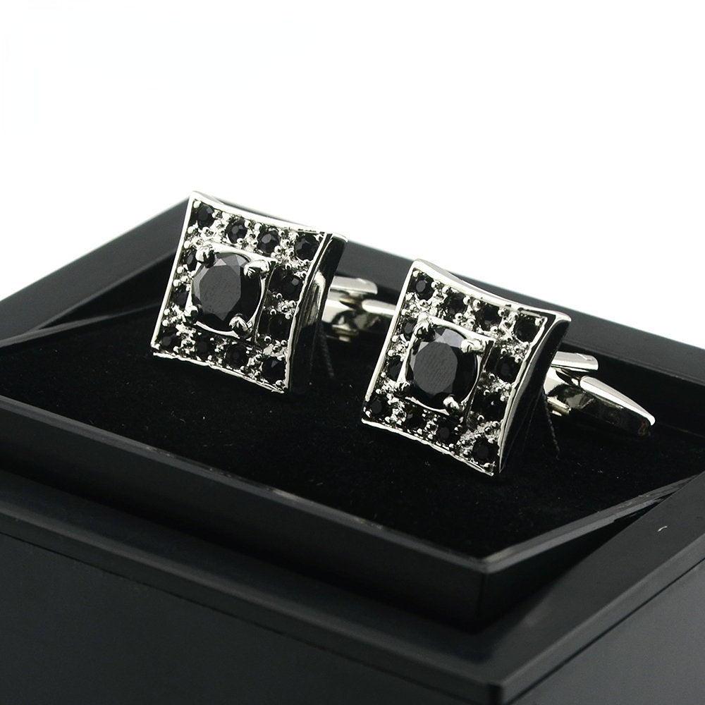 1 Pair Business Party Cufflinks Gift Set