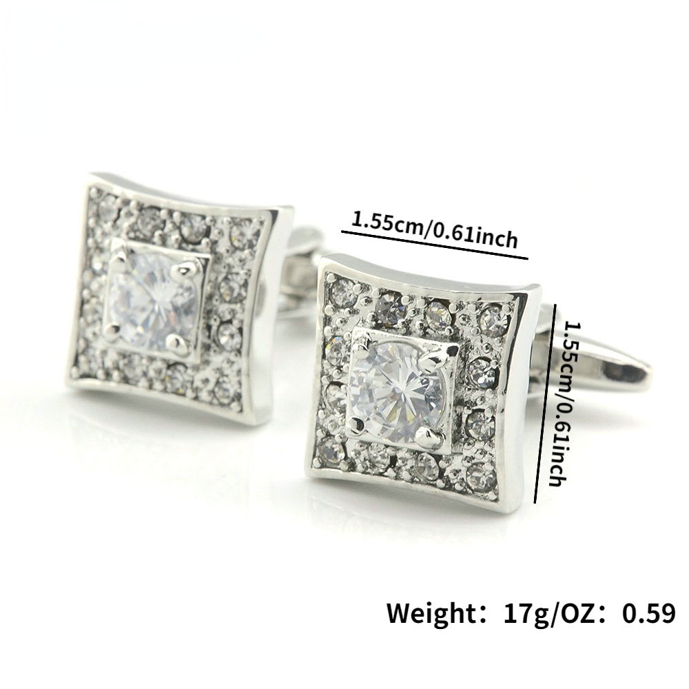 1 Pair Business Party Cufflinks Gift Set