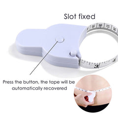 Auto Telescopic Tape Measure Body Measuring Tape Metric Tapes Sewing