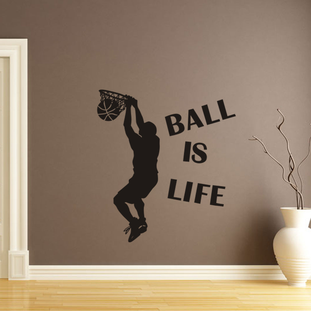Basketball Wall Sticker - Bring the Game Home!