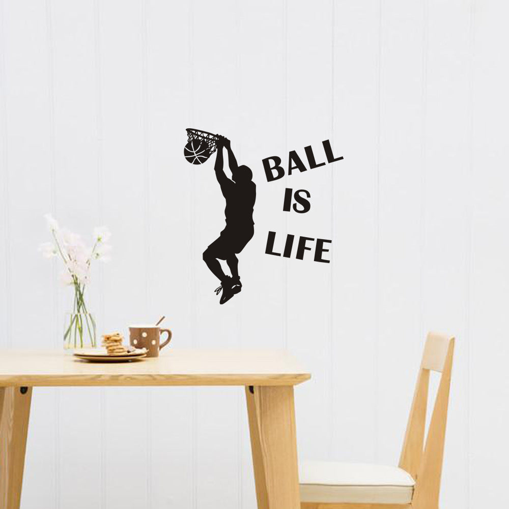 Basketball Wall Sticker - Bring the Game Home!