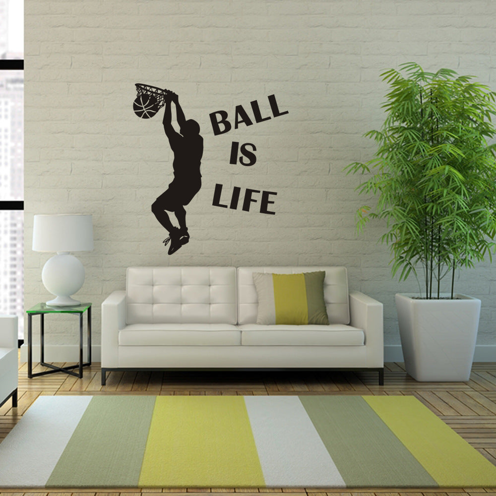 Basketball Wall Sticker - Bring the Game Home!
