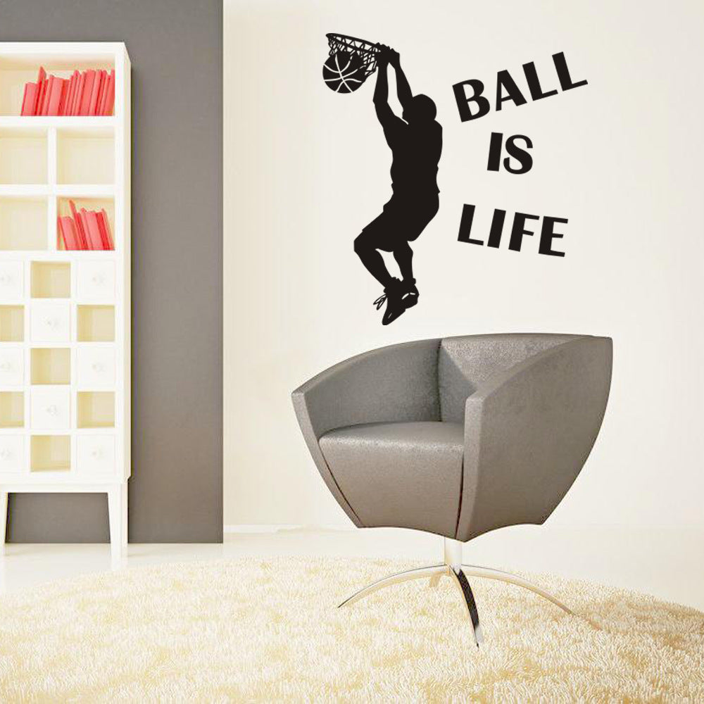 Basketball Wall Sticker - Bring the Game Home!
