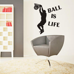Basketball Wall Sticker - Bring the Game Home!