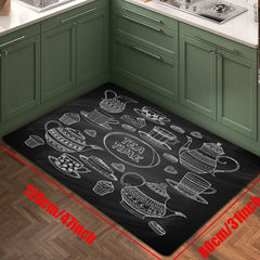 Soft Anti Fatigue Kitchen Rug Waterproof Non Slip Set Runner Rug