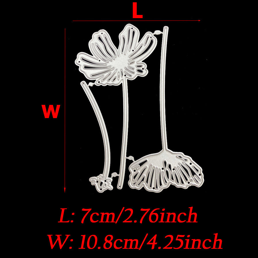 Lotus Flower Metal Cutting Dies for DIY Scrapbooking