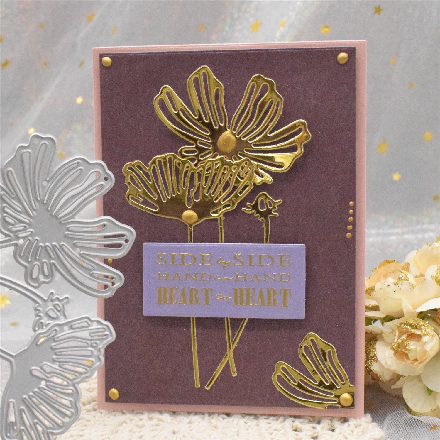 Lotus Flower Metal Cutting Dies for DIY Scrapbooking