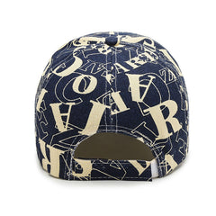 Graffiti Print Baseball Cap Outdoor Cotton Sun Hat